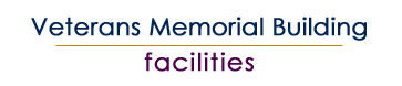 Facilities at The Veterans Memorial Building