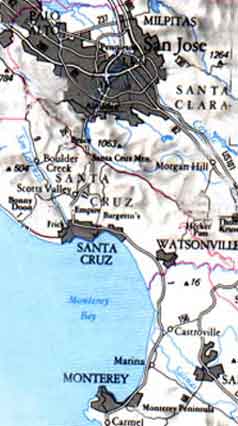 Map of the Bay Area
